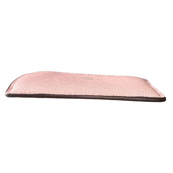 Coach Crossgrain Leather Mini Skinny Pink Id Case #F12186 - Picture 5 of 8
